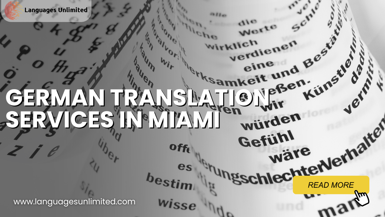 German Translation Services in Miami