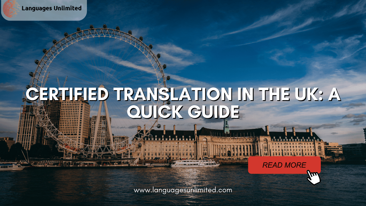 Certified Translation