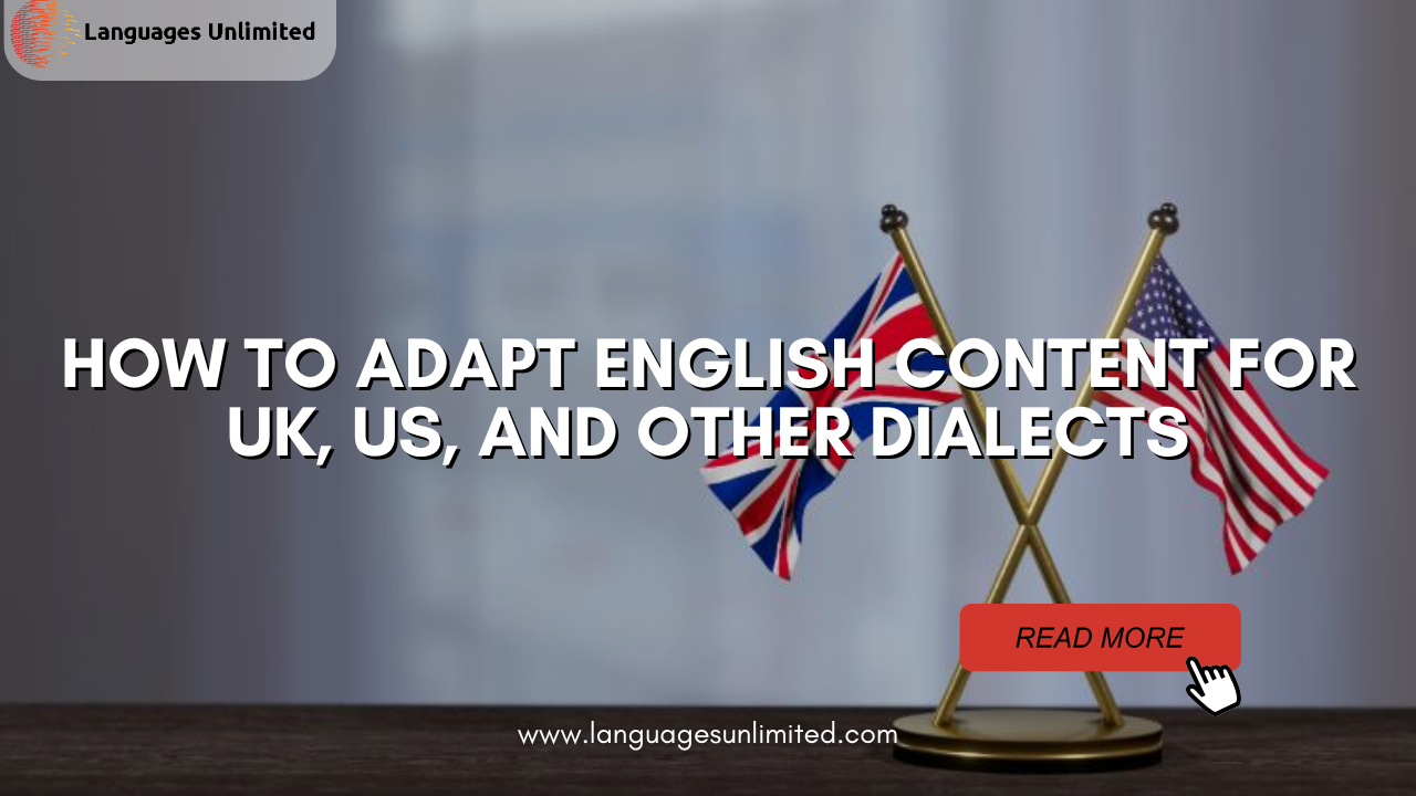 Adapt English Content for US