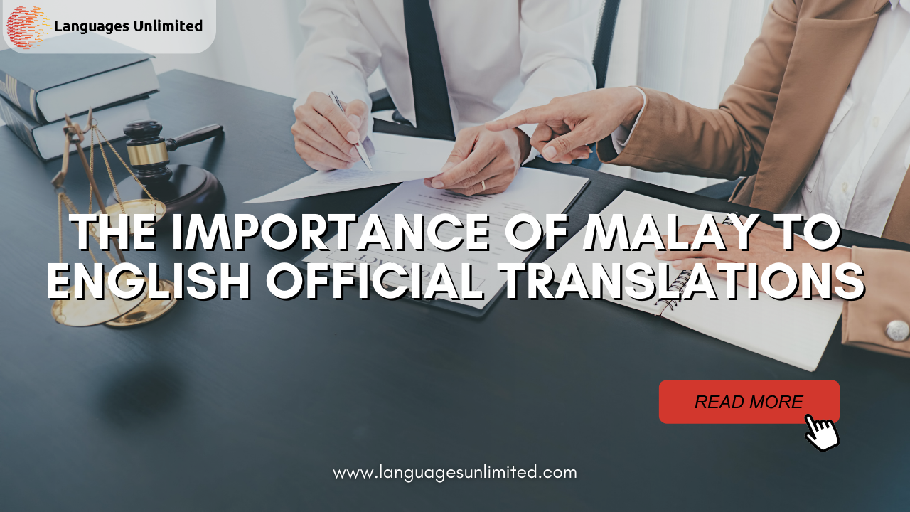 Malay to English Official Translations
