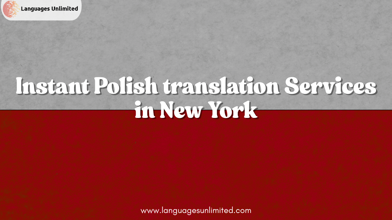Polish Translation Services in New York