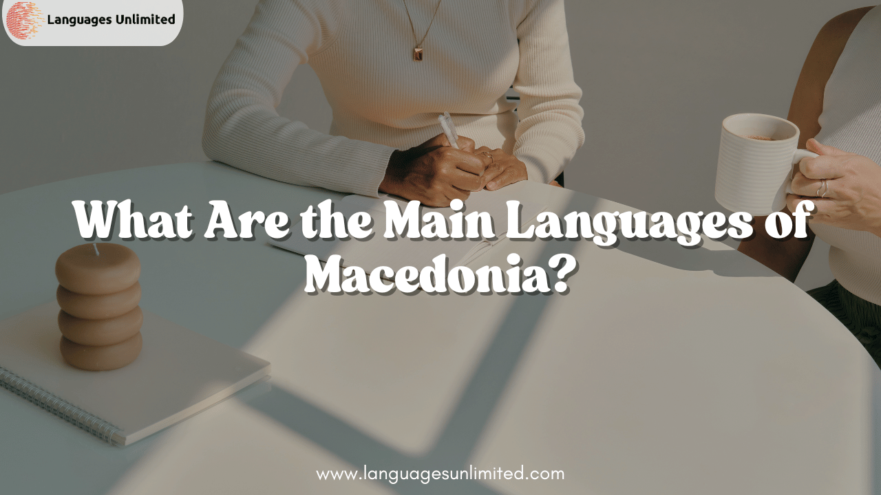 Main Languages of Macedonia