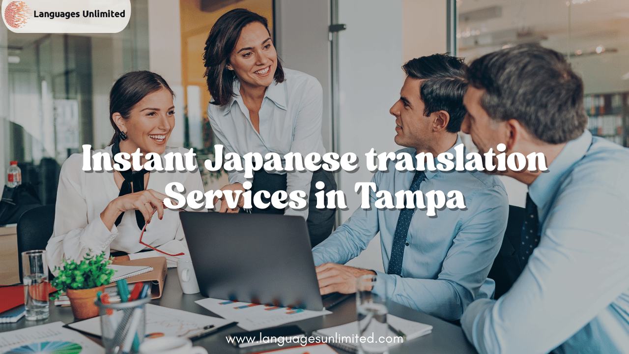 Japanese Translation Services in Tampa