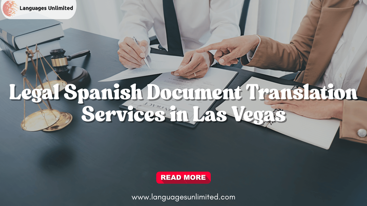 Spanish document translation services in Las Vegas