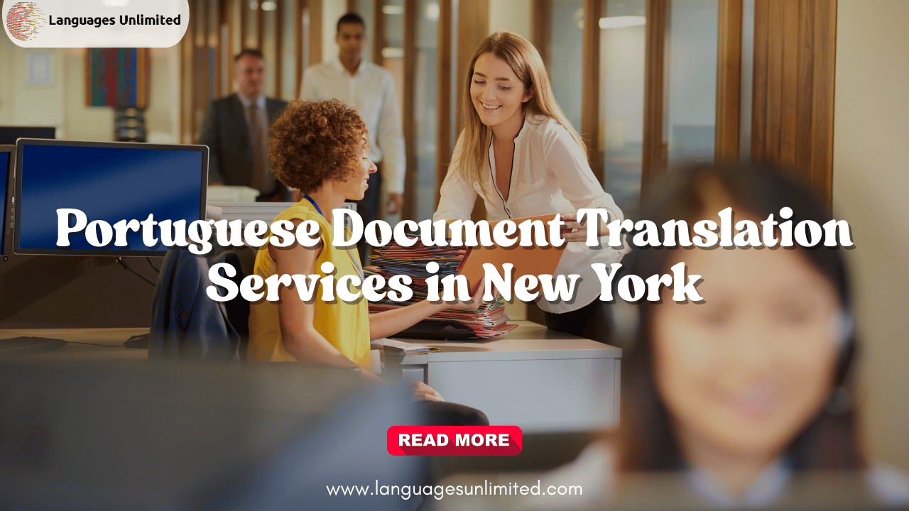 Portuguese document translation services in New York