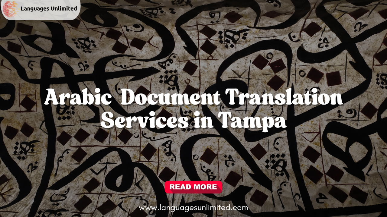 Arabic Document Translation Services in Tampa