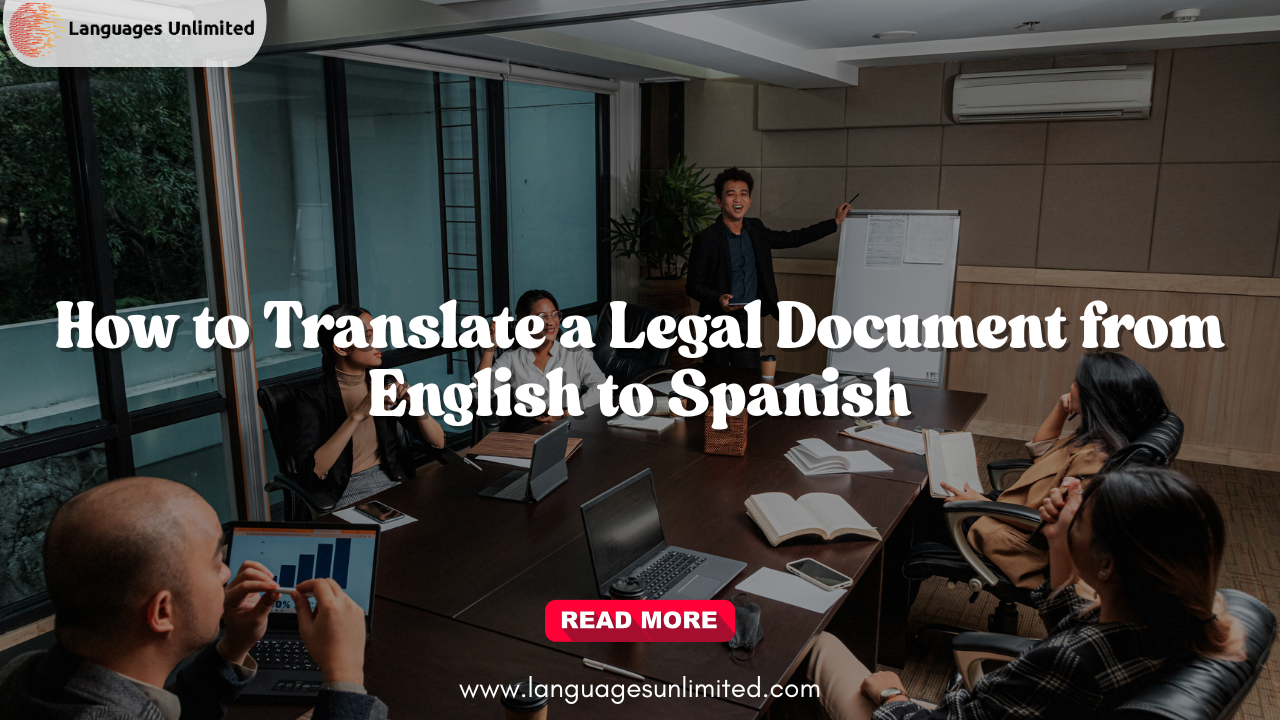 Legal Document from English to Spanish