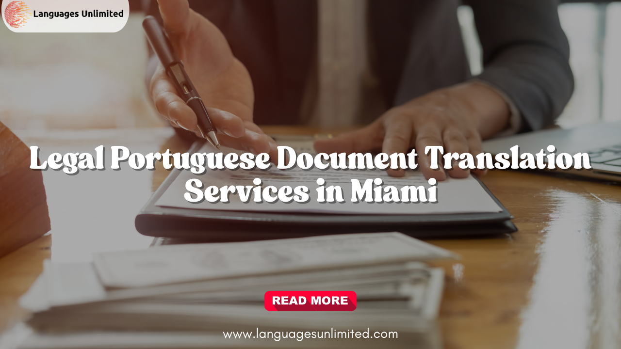 Legal Portuguese Document Translation Services in Miami