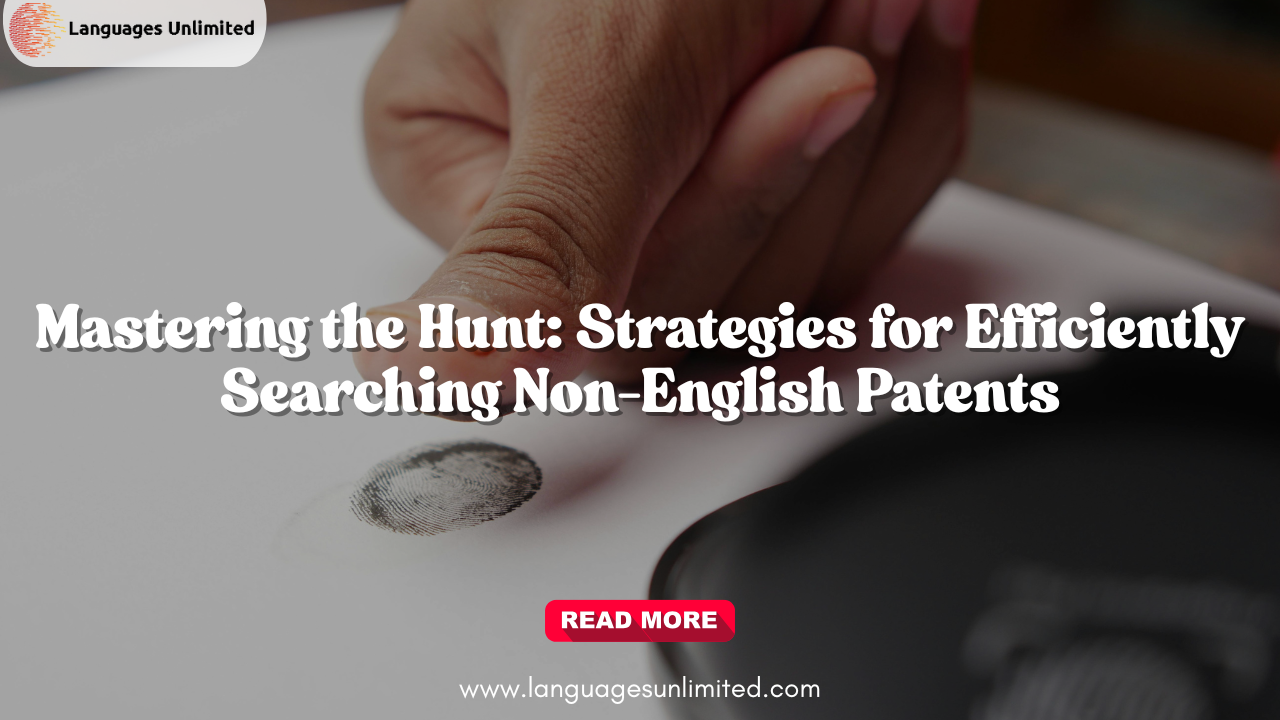 searching non-English patents