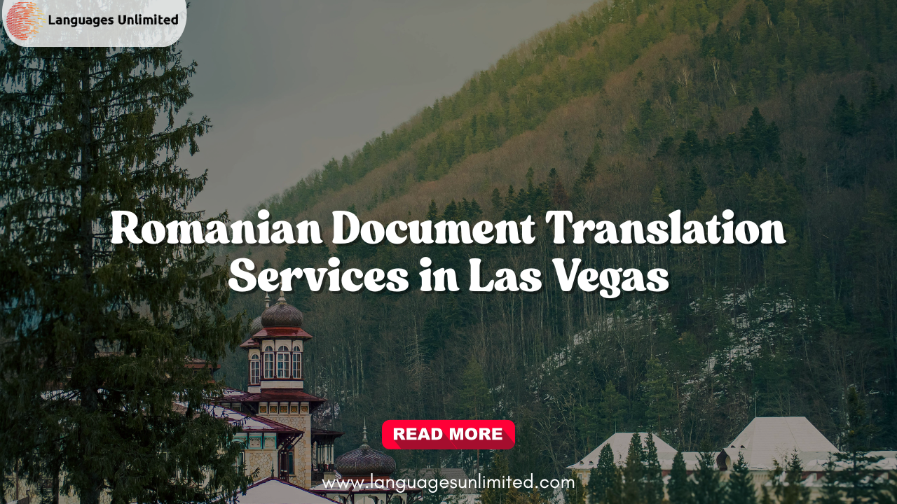 Romanian Document Translation Services in Las Vegas