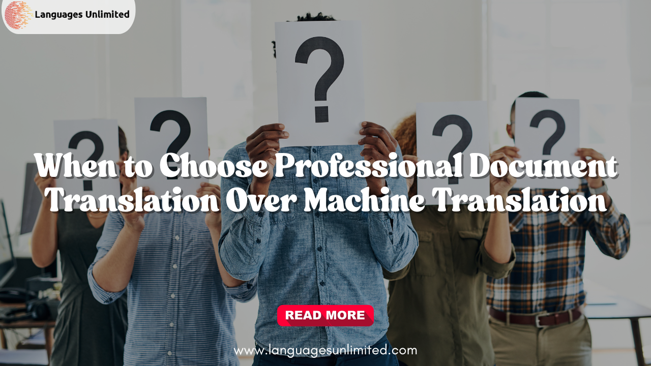 Document Translation Over Machine Translation