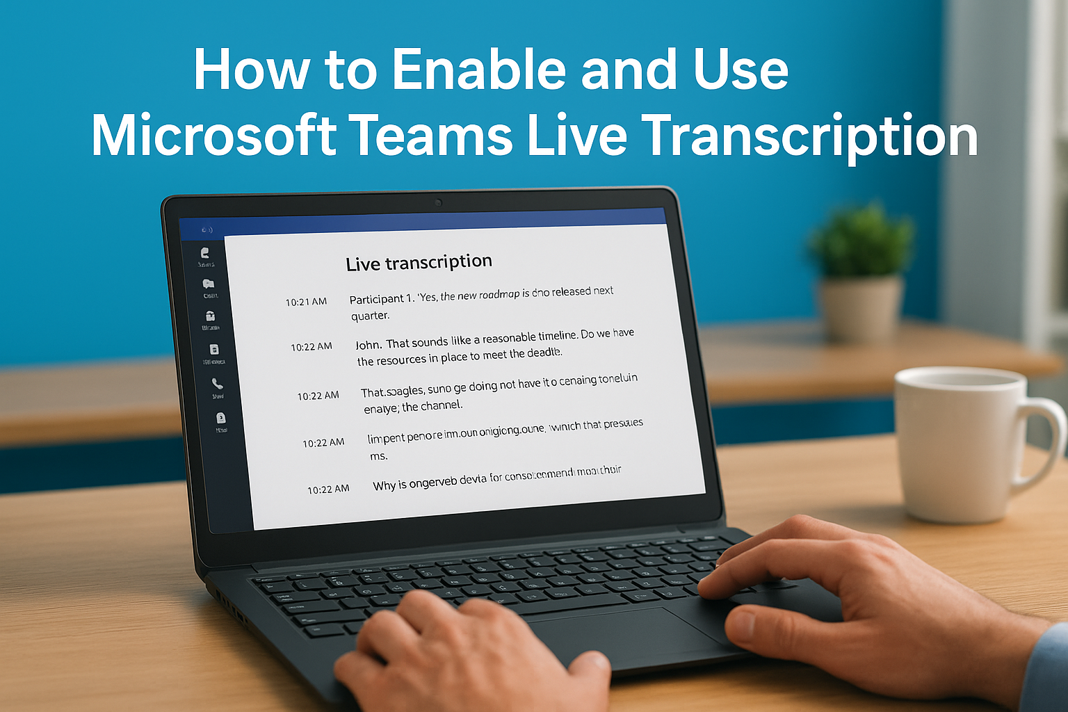 How to Enable and Use Microsoft Teams Live Transcription