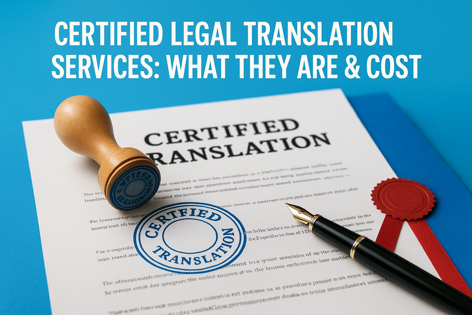 Certified Legal Translation Services: What They Are & Cost