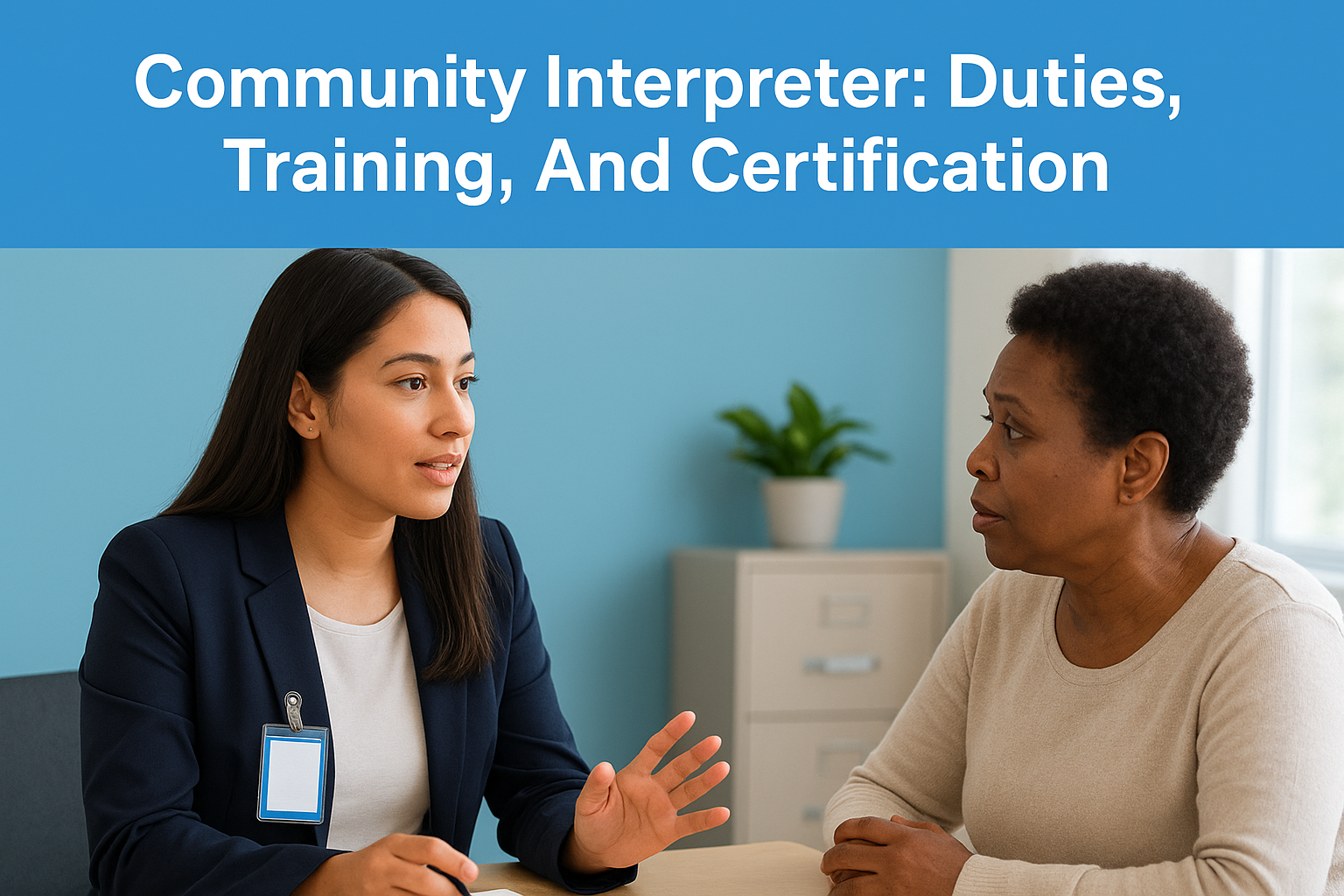 Community Interpreter: Duties, Training, And Certification