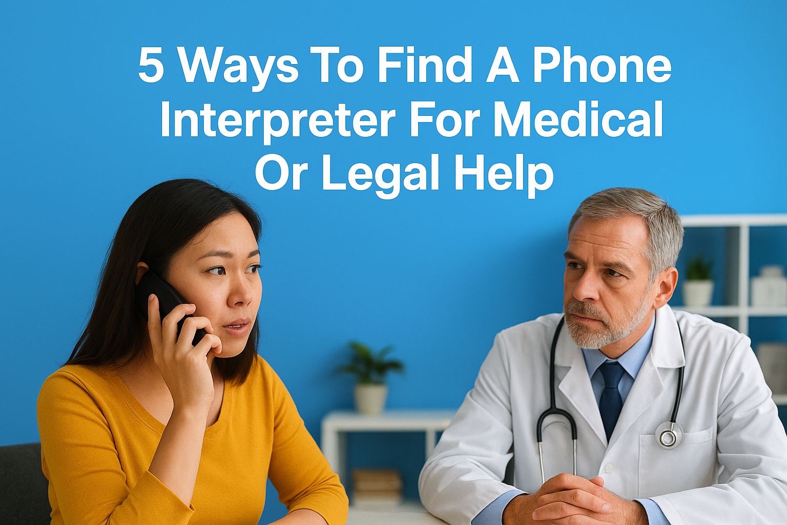 5 Ways To Find A Phone Interpreter For Medical Or Legal Help