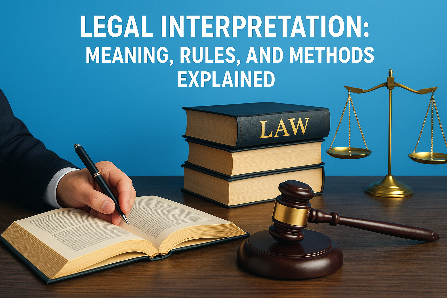 Legal Interpretation: Meaning, Rules, And Methods Explained