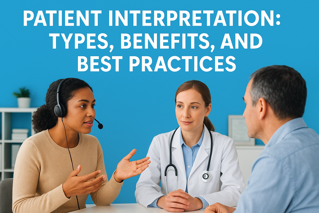 Patient Interpretation: Types, Benefits, And Best Practices - Language ...