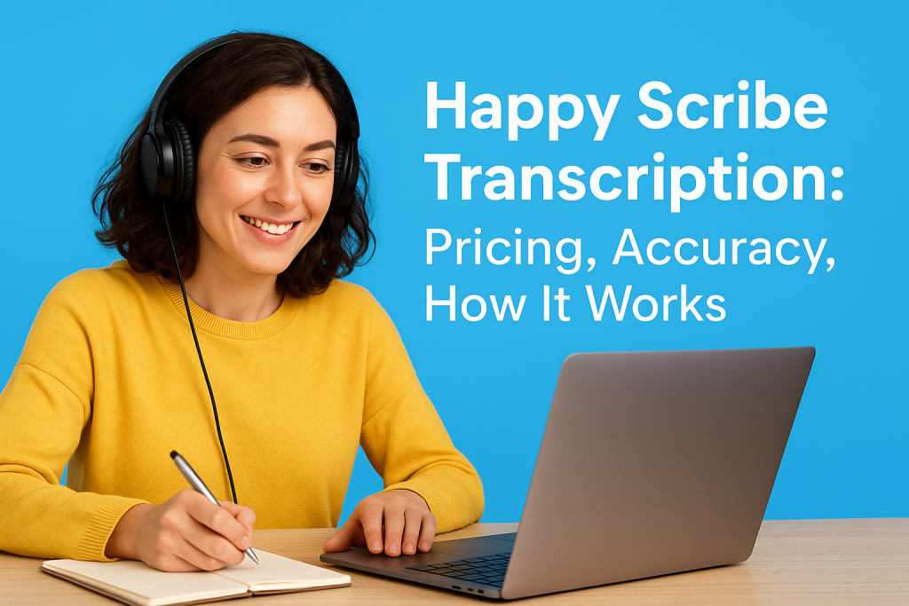 Happy Scribe Transcription: Pricing, Accuracy, How It Works - Language ...