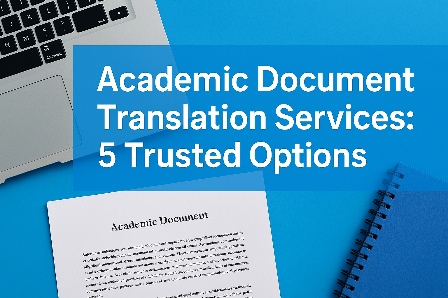 Academic Document Translation Services: 5 Trusted Options