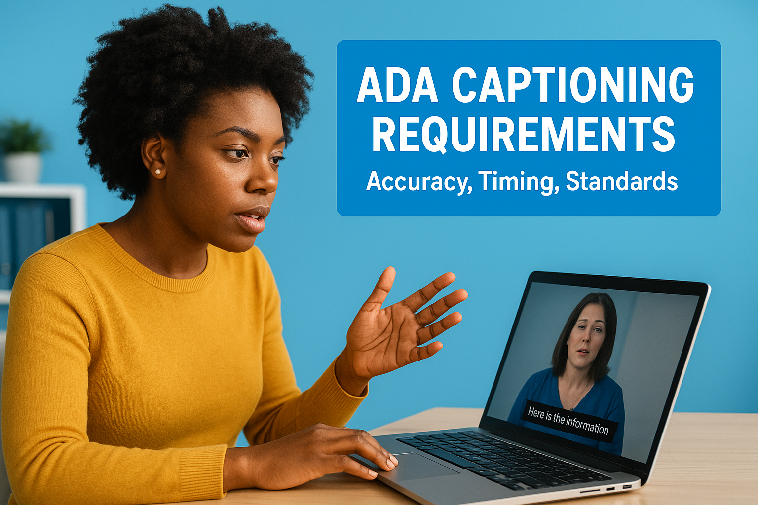 ADA Captioning Requirements: Accuracy, Timing, Standards