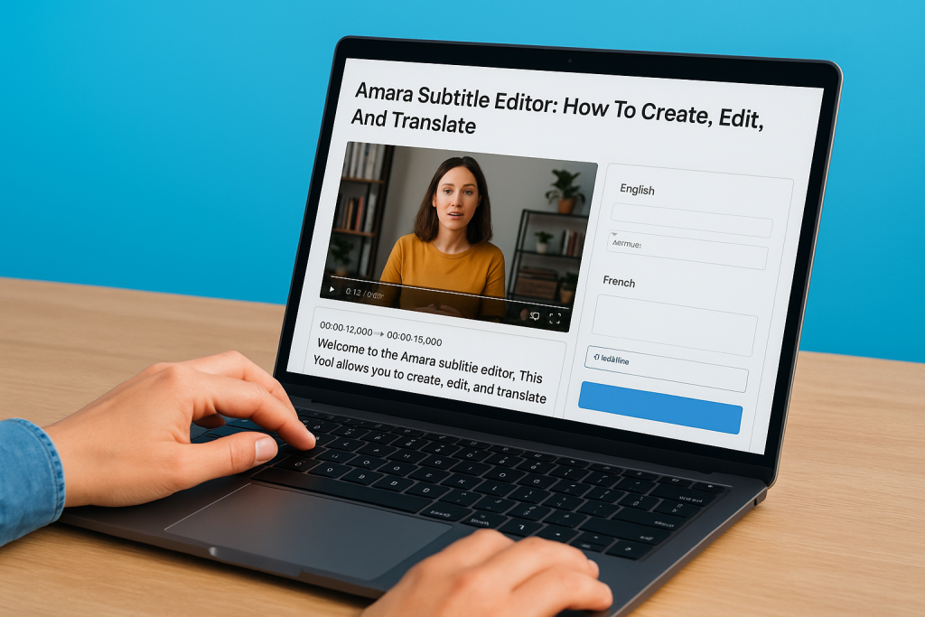 Amara Subtitle Editor: How To Create, Edit, And Translate - Language ...
